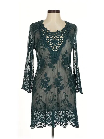 Pre-owned Xcvi Cocktail Dress In Blue