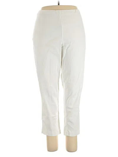 Pre-owned Jjill Active Pants In White