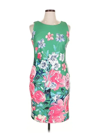 Pre-owned Roz & Ali Cocktail Dress In Green