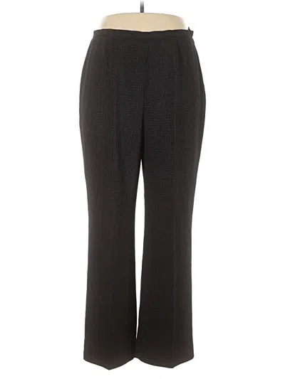 Pre-owned Le Suit Dress Pants In Black