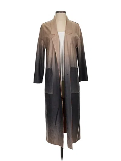 Pre-owned Madison Cardigan Sweater In Gray