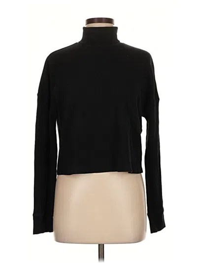 Pre-owned Calvin Klein Performance Turtleneck Sweater In Black