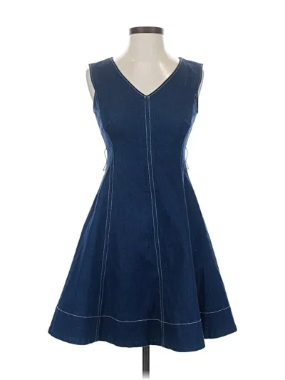 Pre-owned Vero Moda Casual Dress In Blue