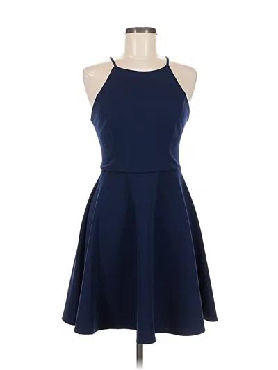 Pre-owned B Darlin Cocktail Dress In Blue
