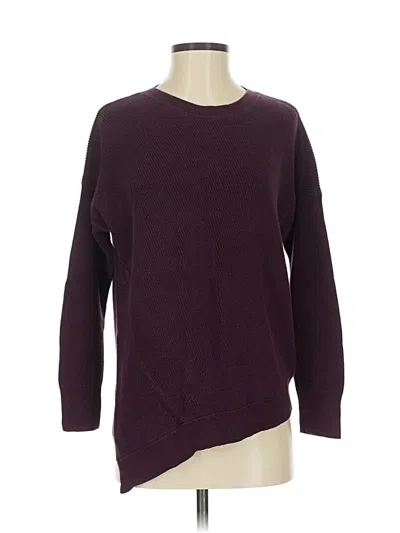 Pre-owned Athleta Pullover Sweater In Burgundy