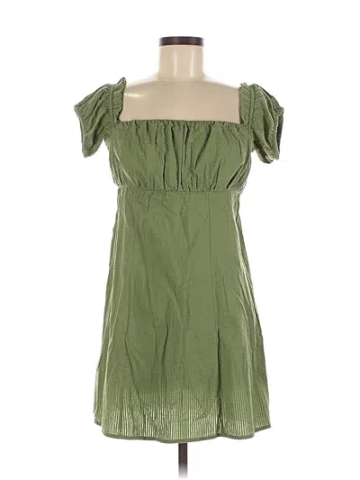 Pre-owned Asos Design Casual Dress In Green