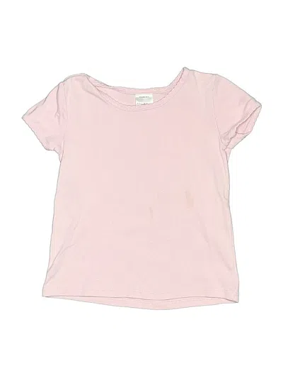 Pre-owned Hanna Andersson Kids' Short Sleeve T-shirt In Pink