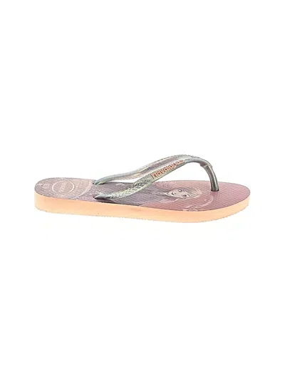 Pre-owned Havaianas Kids' Flip Flops In Purple