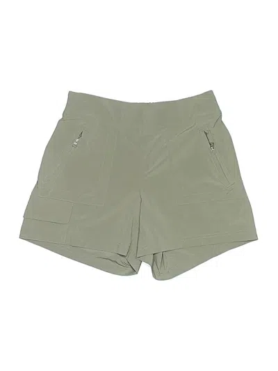 Pre-owned Athleta Khaki Shorts In Green