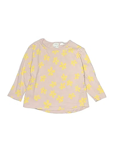 Pre-owned Zara Kids' 3/4 Sleeve T-shirt In Yellow