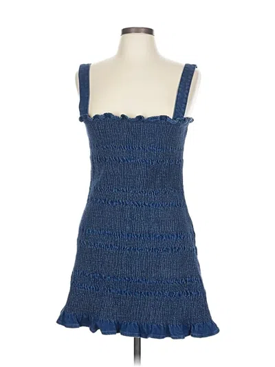 Pre-owned Urban Outfitters Casual Dress In Blue