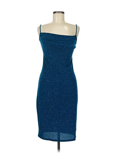 Pre-owned Bebe Cocktail Dress In Blue
