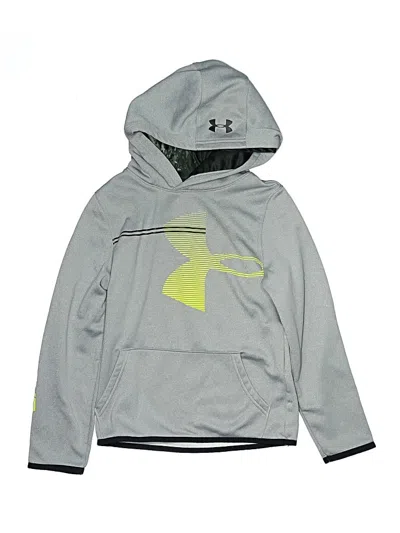 Pre-owned Under Armour Kids' Windbreaker Jacket In Gray