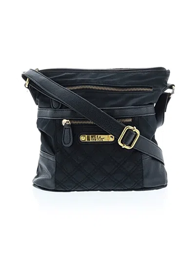 Pre-owned Nicole Miller Crossbody Bag In Black