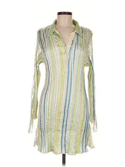 Pre-owned Komarov Casual Dress In Green