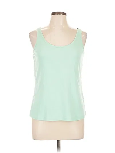 Pre-owned Talbots Tank Top Green Halter Neckline Tops