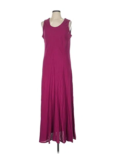 Pre-owned Eileen Fisher Casual Dress In Burgundy