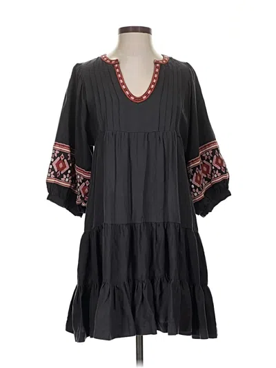 Pre-owned Marine Layer Casual Dress In Black