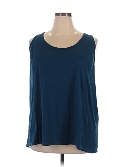 Pre-owned Livi Sleeveless T-shirt In Blue
