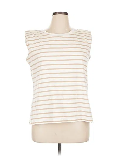 Pre-owned Maurices Sleeveless T-shirt In White