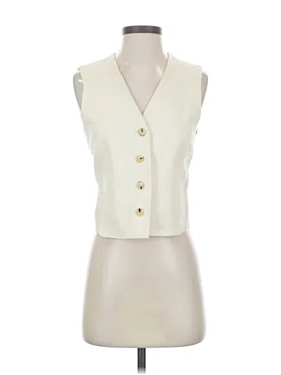 Pre-owned Zara Vest In White