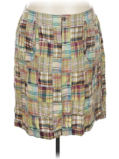 Pre-owned Liz Claiborne Casual Skirt In Green