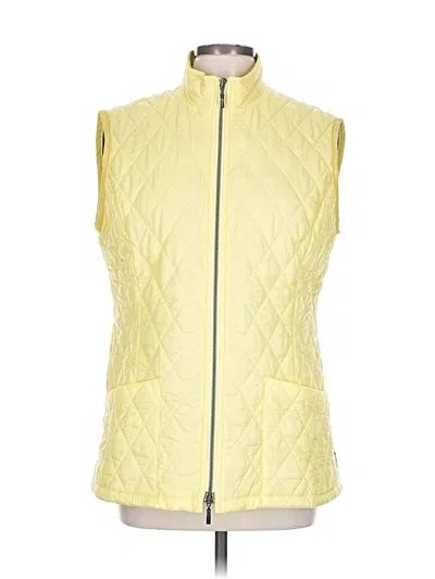 Pre-owned Barbour Vest In Yellow