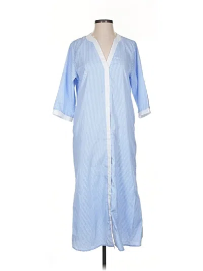 Pre-owned Ekouaer Kimono In Blue