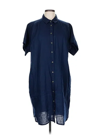 Pre-owned Baird Mcnutt For J.crew Casual Dress In Blue