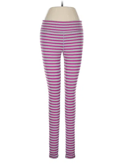 Pre-owned Under Armour Leggings In Purple