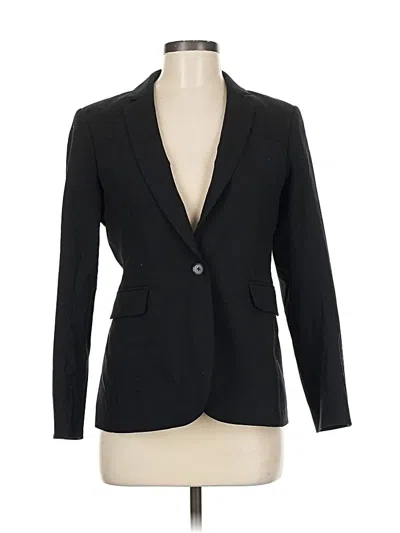 Pre-owned Banana Republic Wool Blazer Jacket In Black
