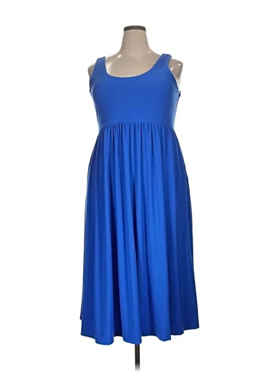 Pre-owned Simply Vera Vera Wang Casual Dress In Blue