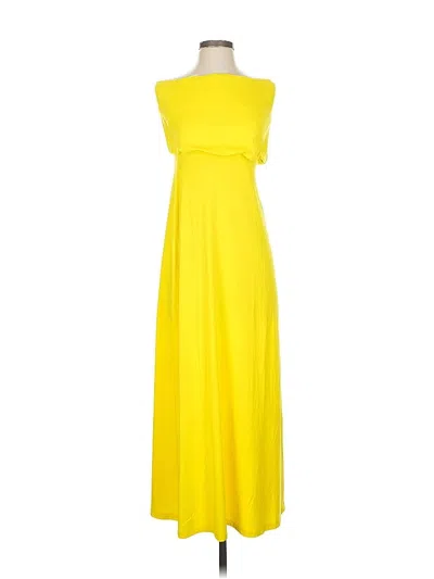 Pre-owned Susana Monaco Casual Dress In Yellow