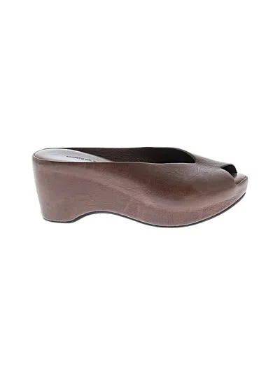 Pre-owned Roberto Del Carlo Mule/clog In Brown