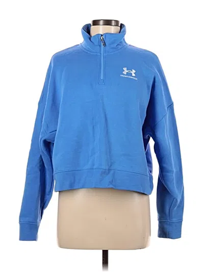 Pre-owned Under Armour Pullover Sweater In Blue