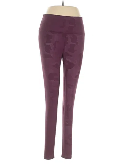 Pre-owned Aqua Leggings In Purple