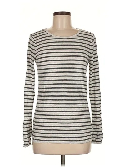 Pre-owned Gap Long Sleeve T-shirt In Silver