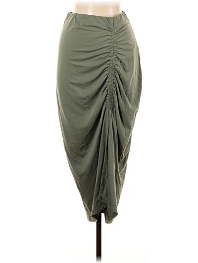 Pre-owned Streetwear Society Casual Skirt In Green