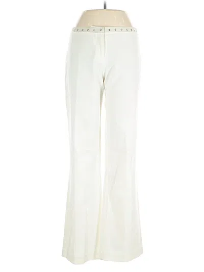 Pre-owned Bcbgmaxazria Dress Pants In White