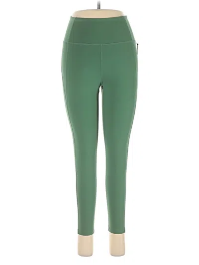 Pre-owned Girlfriend Collective Active Pants In Green