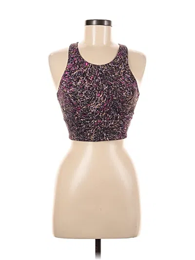 Pre-owned Lululemon Athletica Tank Top Purple Halter Neckline Tops