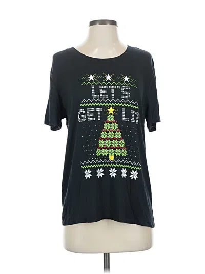 Pre-owned Fifth Sun Short Sleeve T-shirt In Black