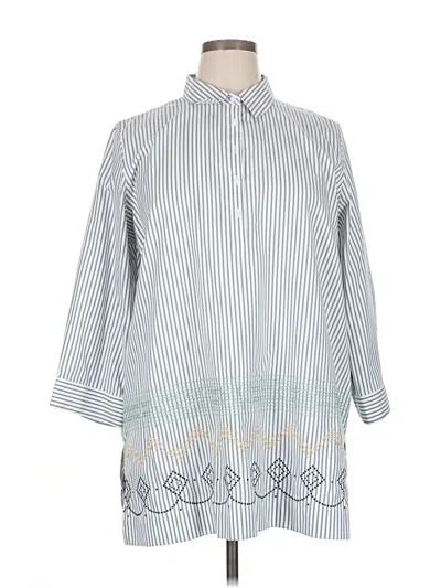 Pre-owned Coldwater Creek Casual Dress In Gray