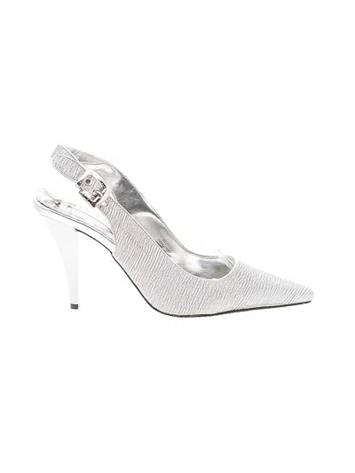 Pre-owned J. Reneé Heels In Silver