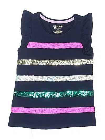 Pre-owned Cynthia Rowley Kids' Tank Top Purple Scoop Neck Tops