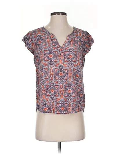 Pre-owned Lucy & Laurel Short Sleeve T-shirt In Orange