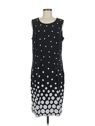 Pre-owned Nina Leonard Casual Dress In Black