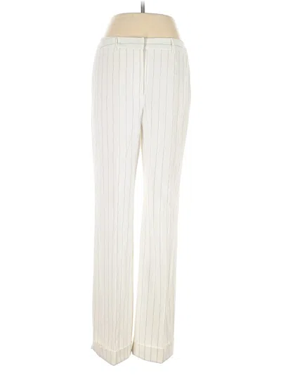 Pre-owned Larry Levine Casual Pants In White