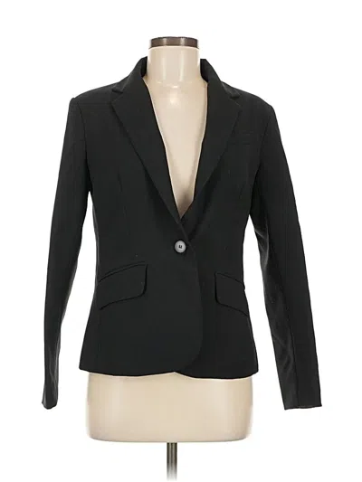 Pre-owned New York And Company Blazer Jacket In Black