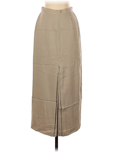 Pre-owned Episode By Carolyn Wright Freeman Wool Skirt In Brown